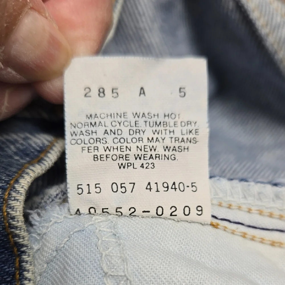 🏠 Vintage Levi's Orange Tab Acid Wash Denim Jeans Size 34X32. (40552 0209)